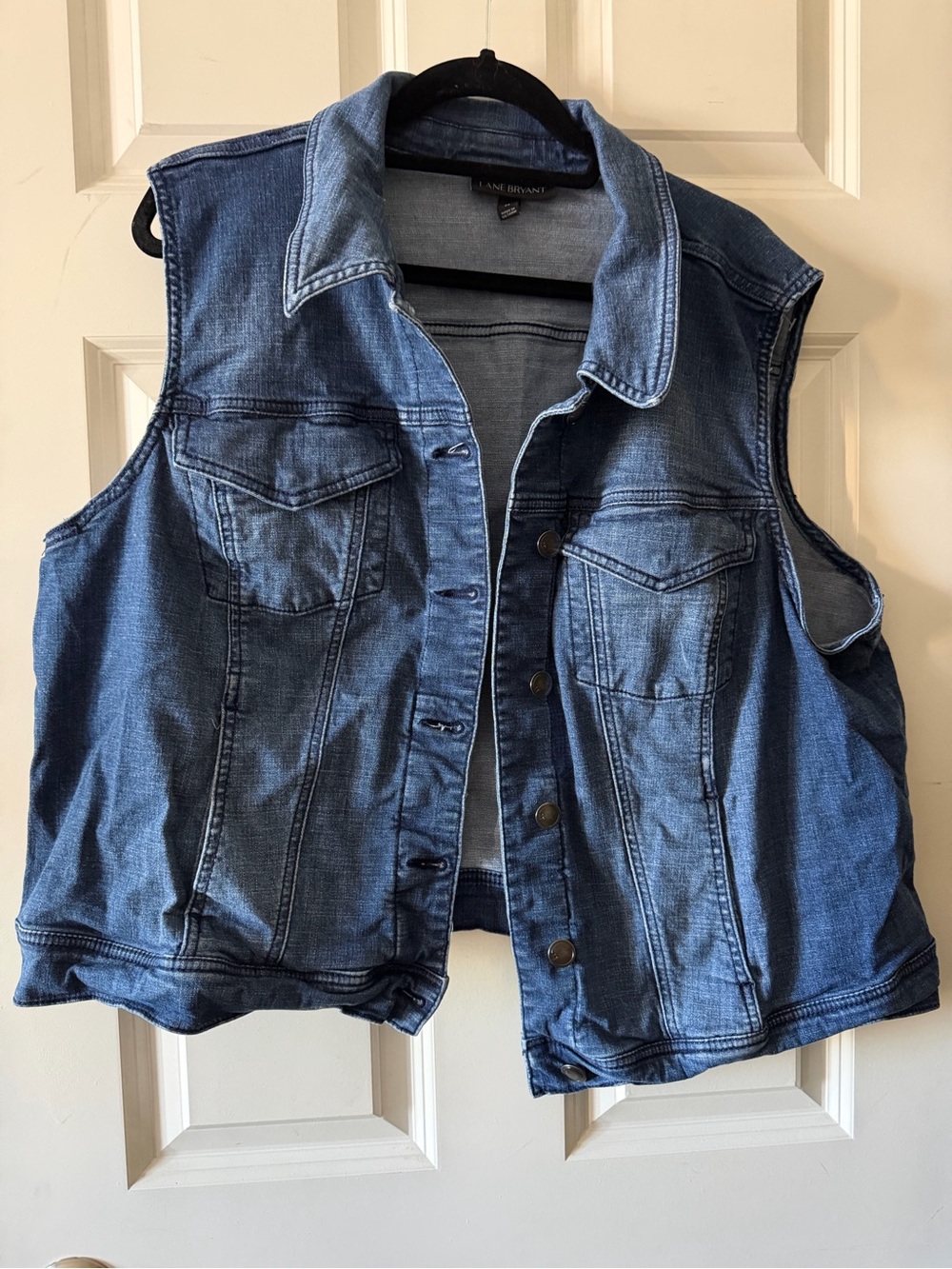 Lane Bryant 24 denim jean vest